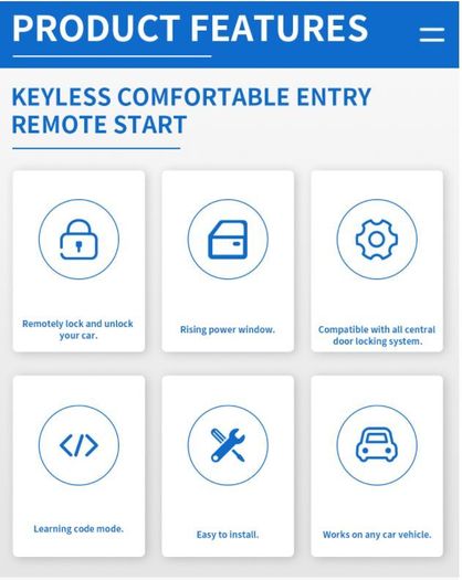 Car Remote Central Lock System