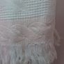 Lovely feather detail  baby blanket Image 7