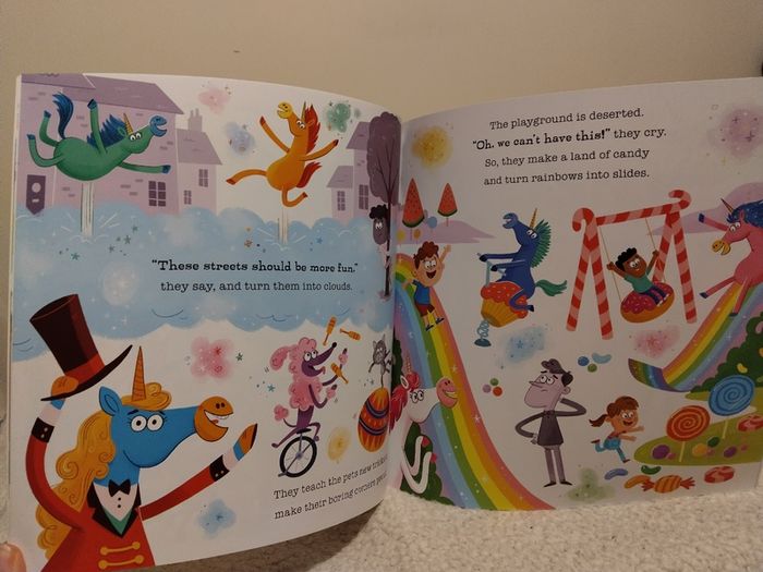 Uh-oh! It's the Unicorns! children,s storybook