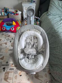 joie serina swivel baby swing in elephant duo