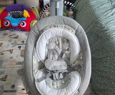 joie serina swivel baby swing in elephant duo