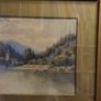 1911 Watercolour of Lake Verney - Signed Image 5