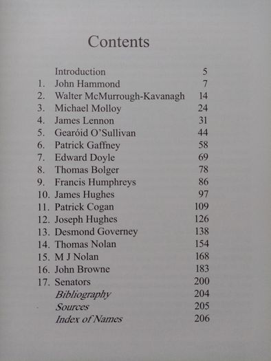Members and Messengers - Carlow Political History Book