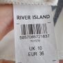 River Island bardot style dress Sz 10 UK Image 9