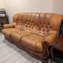 Vintage Leather Couch Set Image 5