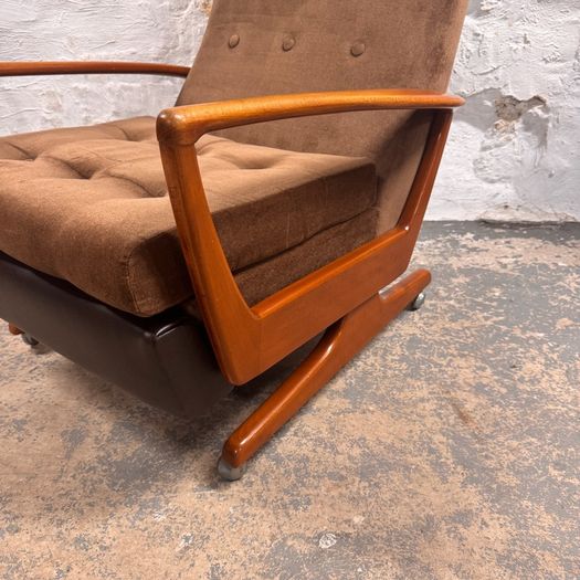 Rare Mid Century 1950's Parker Knoll Recliner