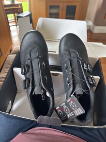 Northwave Revolution Road Cycling Shoes Black New Unised Boxed