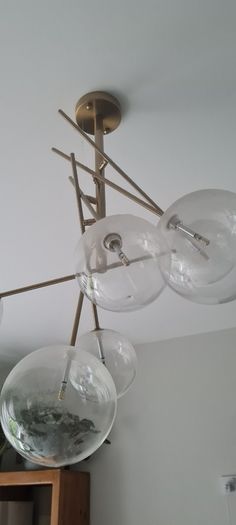Modern glass ceiling lights