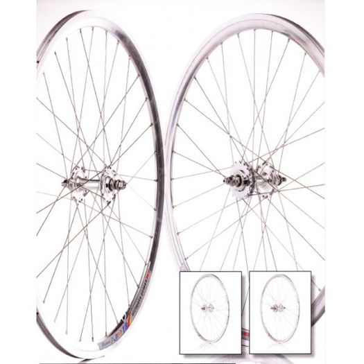 700C Flip Flop Fiie Wheelset (Pair) Silver