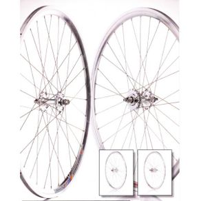 700C Flip Flop Fiie Wheelset (Pair) Silver