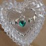 Crystal Glass Trinket/Cladagh Symbol Image 2