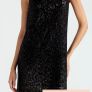 Sinead Keary sequin bow black mini dress Image 3