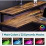 147CM L-Shaped Desk with Power Outlets & LED Lights Image 8