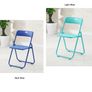 Light blue Indoor & Outdoor metal foldable chair Image 5