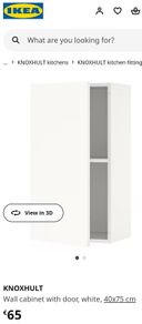 IKEA Knoxhult doors for kitchen  wall cabinets