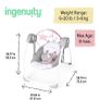 Ingenuity portable baby swing - pink Image 2