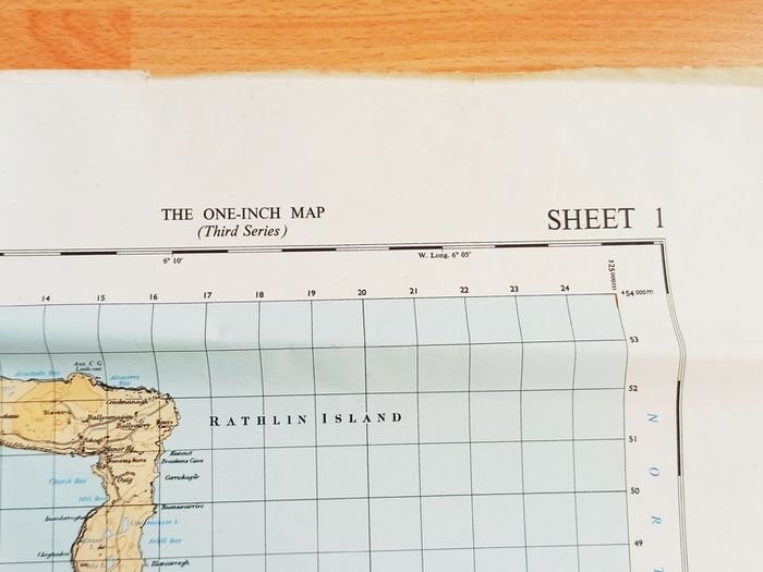 Vintage Ordnance Survey maps of Northern Ireland set of 9 maps