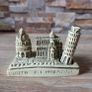 Vintage Piazza Dei Miracoli Pisa Italy Mini Statue Figurine Souvenir Image 3