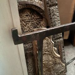 A Pair Of Antique Reclaimed Wrought Iron Trestle Legs