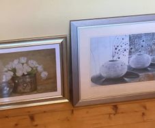 Set of Two Picture Frames / Wall Art