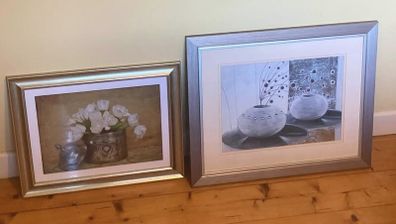 Set of Two Picture Frames / Wall Art