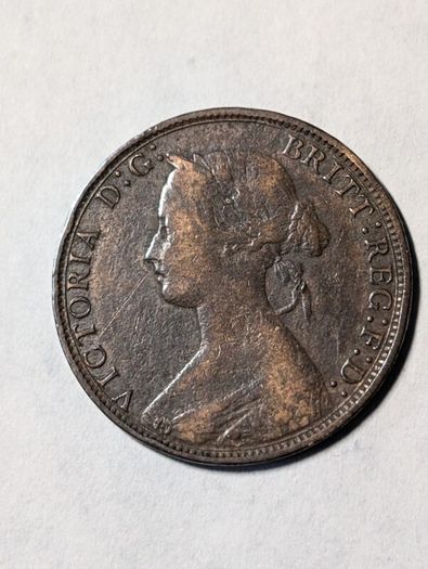 1869 Bronze Halfpenny