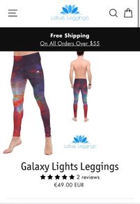 lotus leggings size 10 women new
