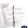 925 Sterling Silver Double Link Bracelet, Birmingham 1978 Image 8
