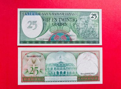 Suriname  25 Gulden  1985  Pick  127b ( Uncirculated )