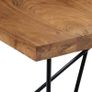 Dining Table 180x90x76 cm Solid Acacia Wood Image 4