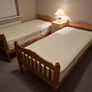 2 Solid Pine Single Beds Image 2