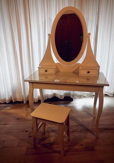 Dressing table & stool - 'Hemnes' from IKEA