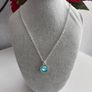 Silver Plated Crystal Necklace Image 2