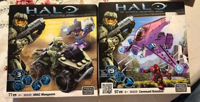 Halo mega bloks rare double set