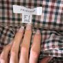 Penney's check button detail midi skirt Image 5