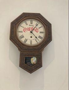 Coca Cola Pendulum Clock Quartz movement
