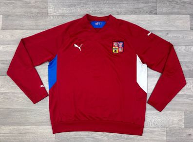 Vintage Y2K Puma Czechia Czech Republic Sweatshirt Mens XL
