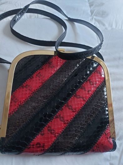 Leather shoulder/ crossbody bag