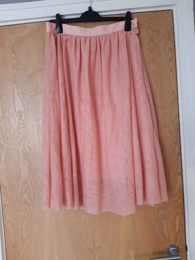 Savida Nectarine Angel Lined Mesh Skirt. S.L.(14).  B.N.W.T