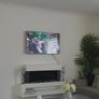 Wall mounted electric heater & fireplace with remote control Image 2