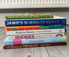 Recipe Books x7 including Jamie Oliver