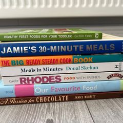 Recipe Books x7 including Jamie Oliver