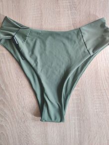 Brand new Zaful khaki high waisted high leg swimwear bottoms size UK12 EU40 Postage included