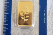 Pamp Suisse 20g Rosa Gold Bar 999.9 Fibe Gold Brand New Collector Item