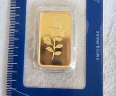 Pamp Suisse 20g Rosa Gold Bar 999.9 Fibe Gold Brand New Collector Item