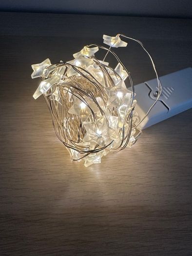 Fairy Led Lights Strala Ikea warm white star shape garlands
