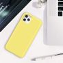 Liquid Silicone Case For iPhone 11 Pro Max Luxury Thin Soft Phone Cover New Yellow - FHT8IP11PMLK Image 4