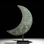 Rough Ruby Crecent - Corundum/Ruby Crystals, Metal Stand Image 10