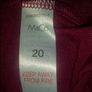 Brand new M&Co maxi burgundy dress with lace size UK18/20 EUR46/48 Postage included Image 5