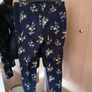 Women's Trousers Navy Print Size 14 Image 4